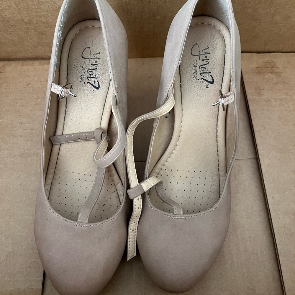 Tan 4 inch heels